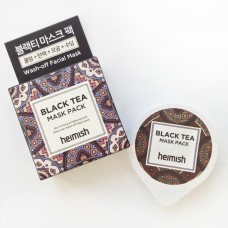 Освежающая маска от отеков Heimish Black Tea Wash-Off Mask, миниатюра